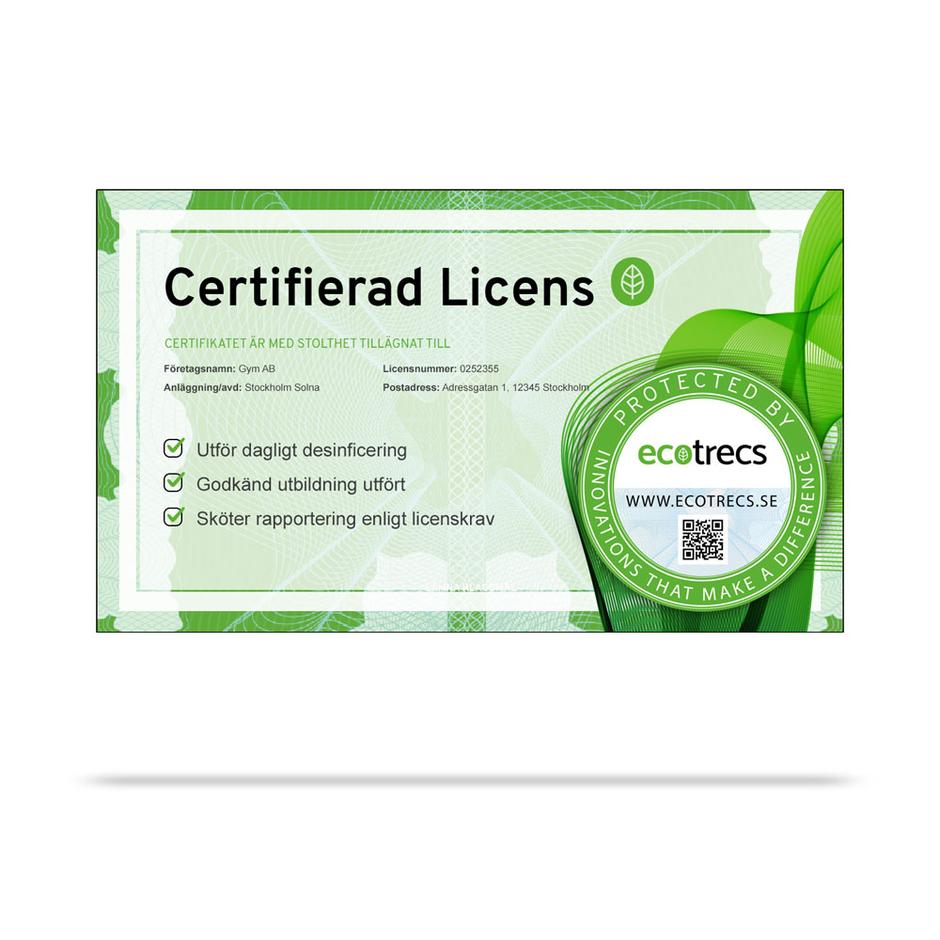 Certifierad licens